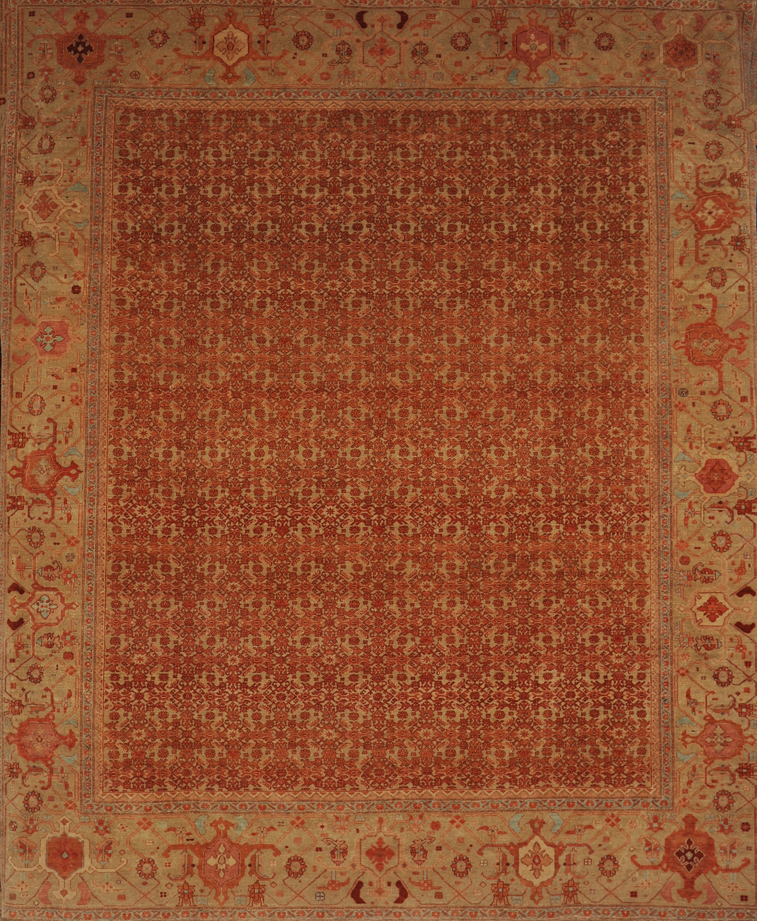 Hand knotted rug
