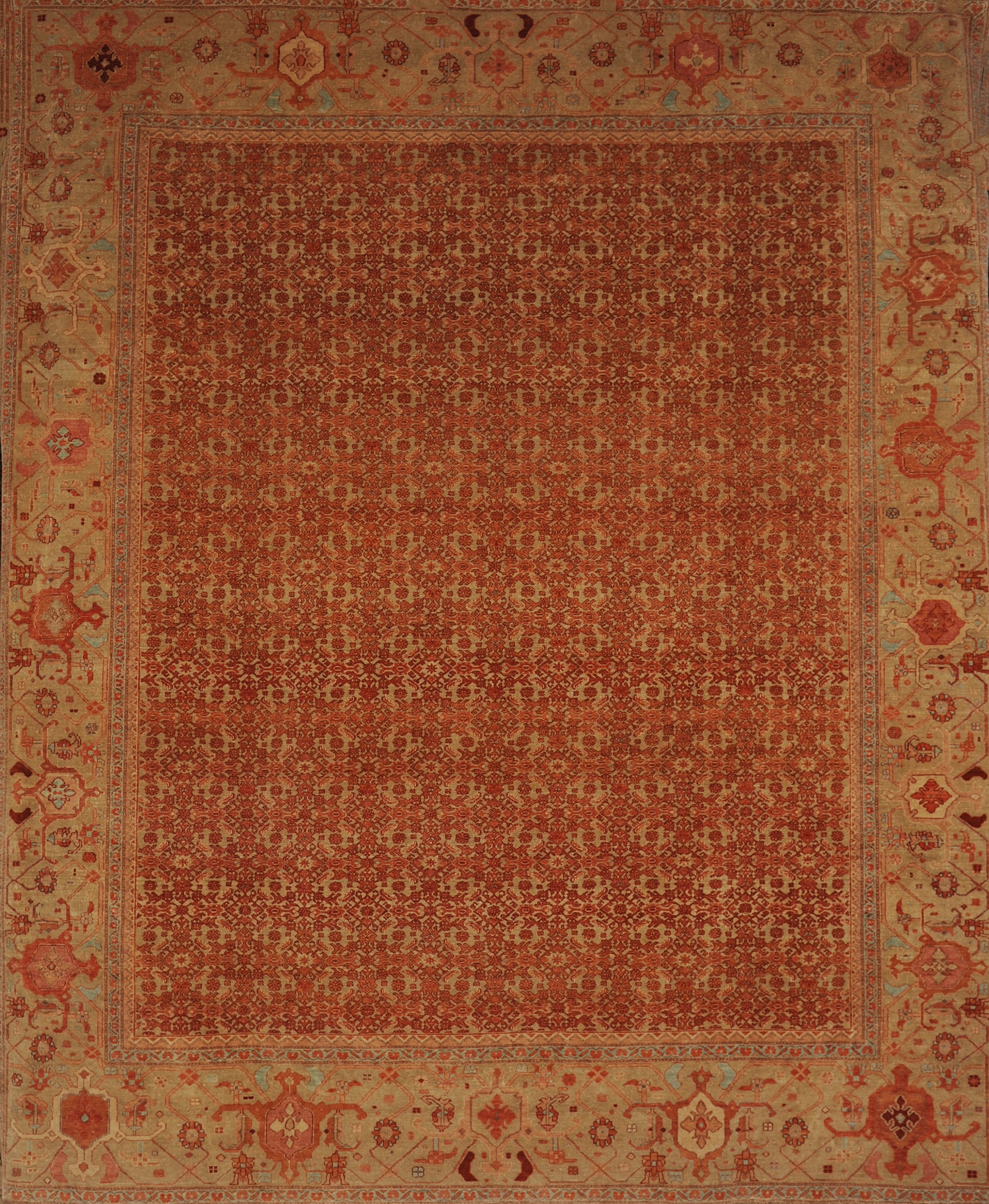 Hand knotted rug