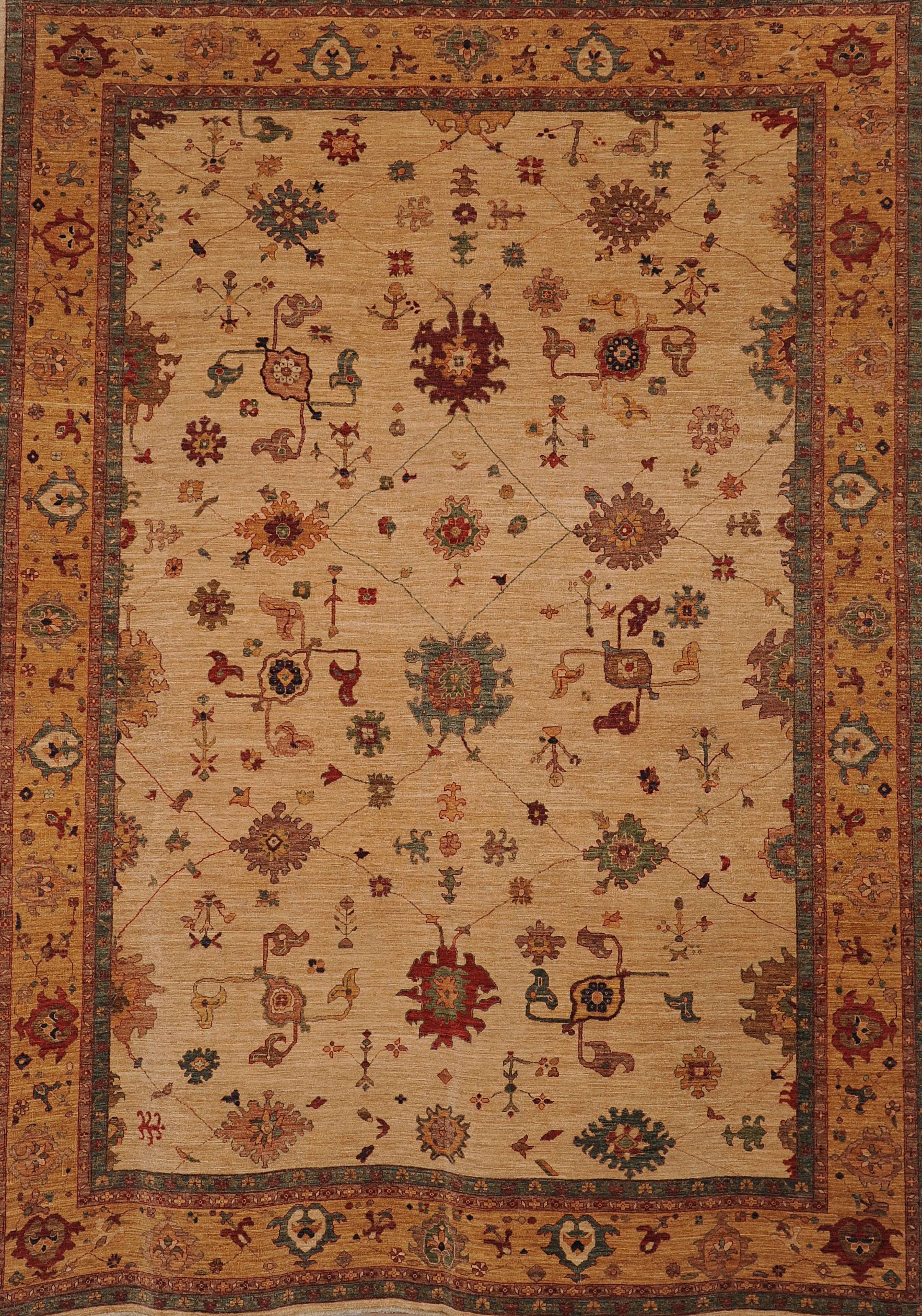 Hand knotted rug