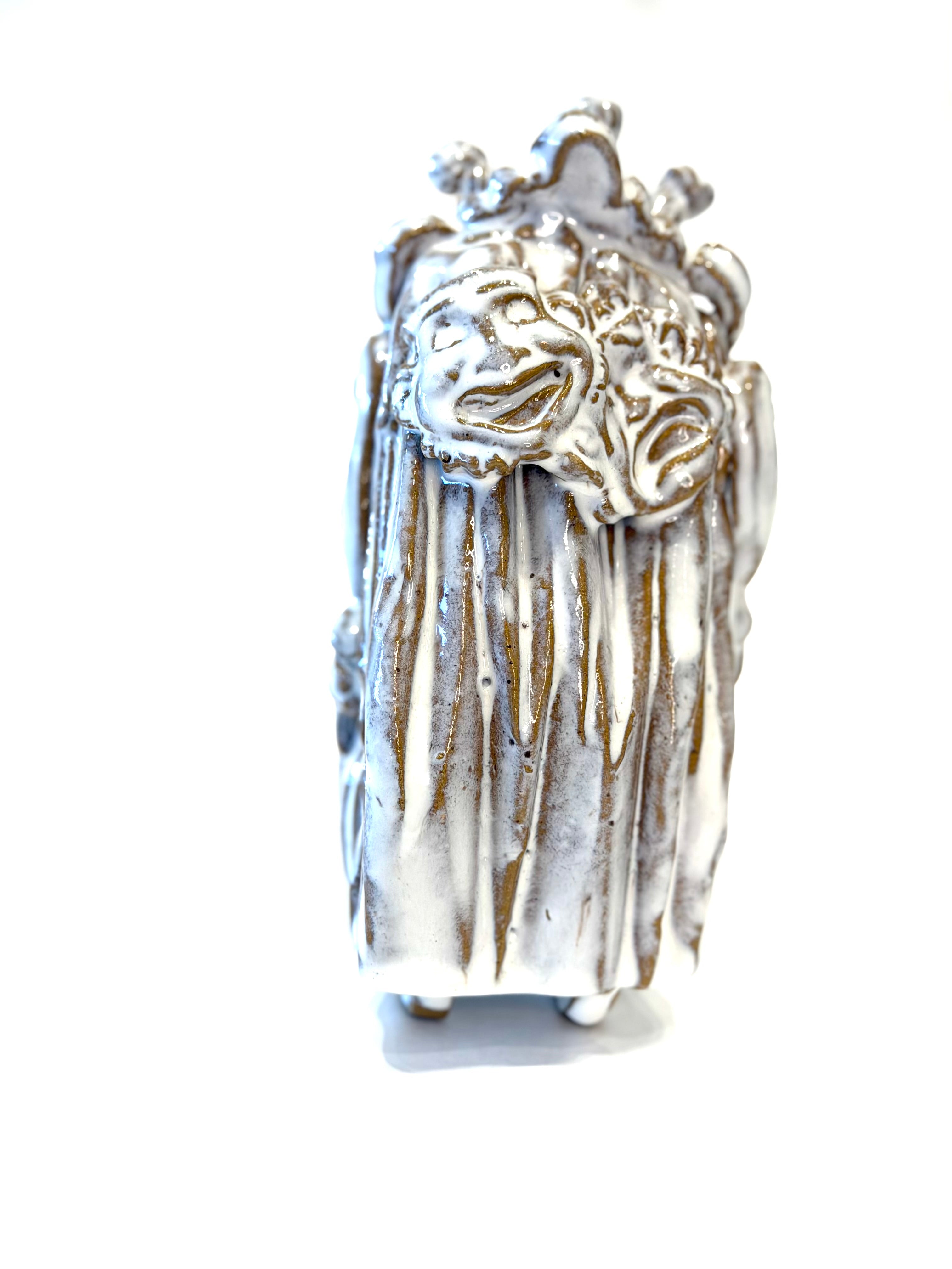 Jester Mardi Gras Float.  Handmade Louisiana Pottery