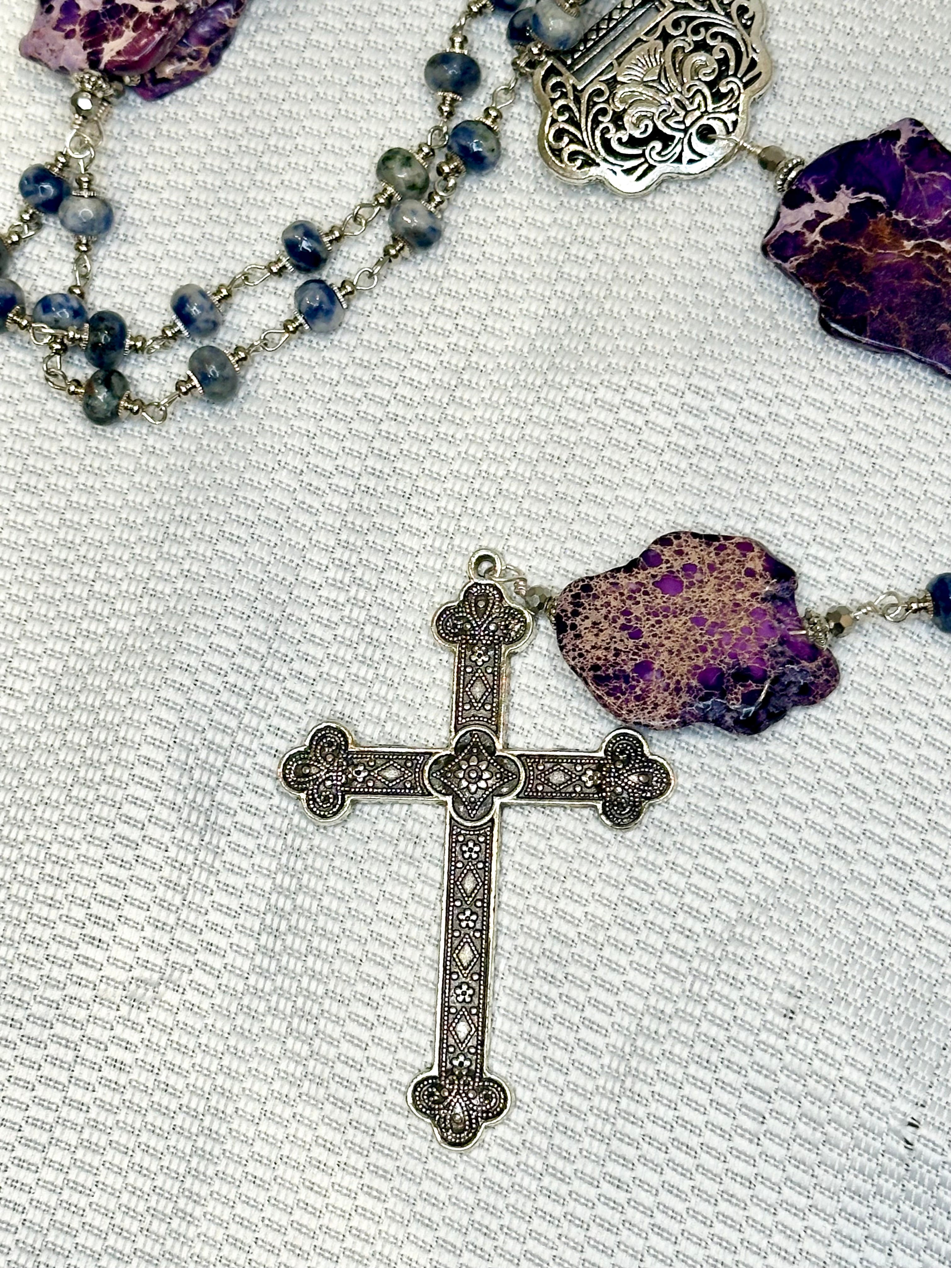 Gemstone Beaded Rosary