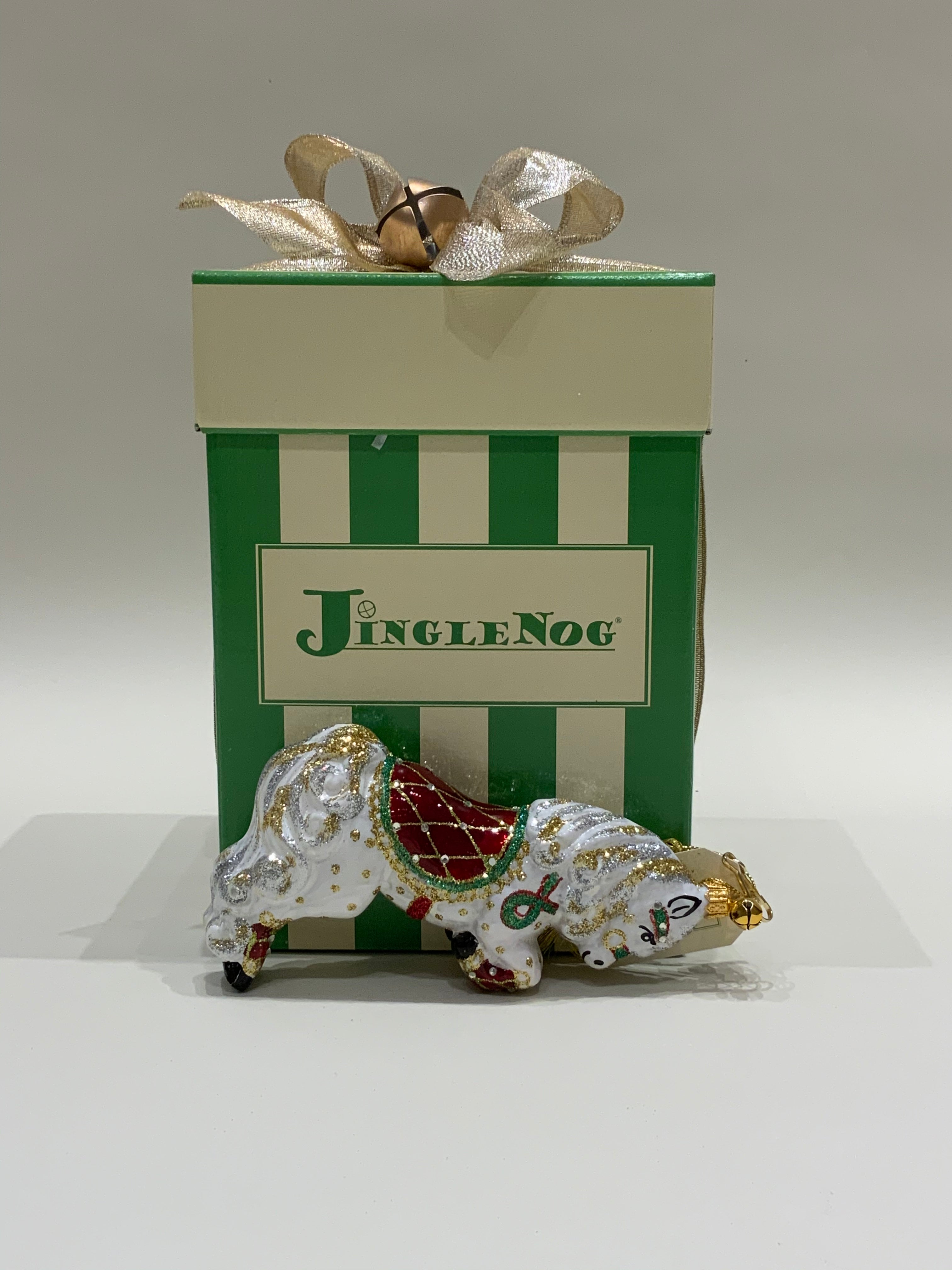 Stella Horse Jingel Nog Ornament
