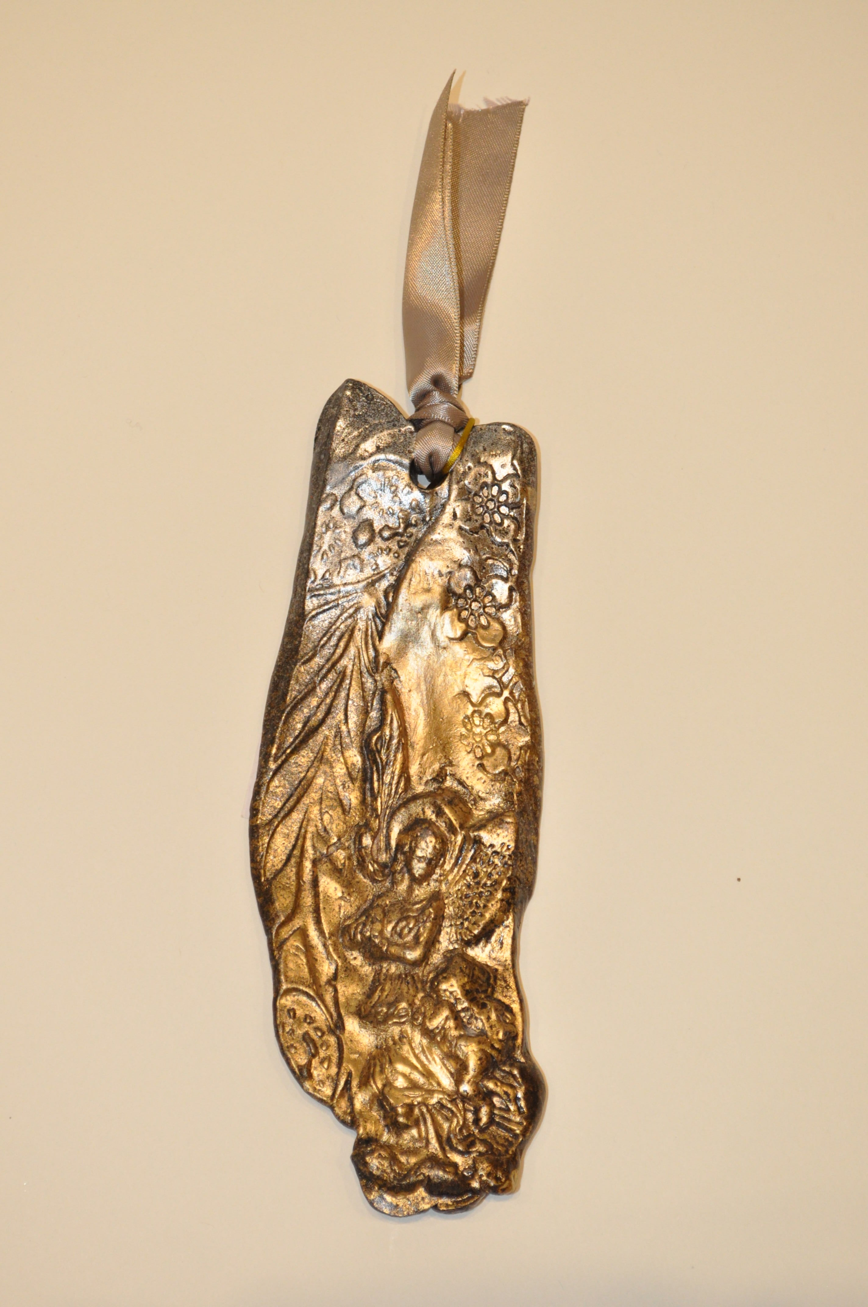 Guardian Angel Fragment Pewter with Gold