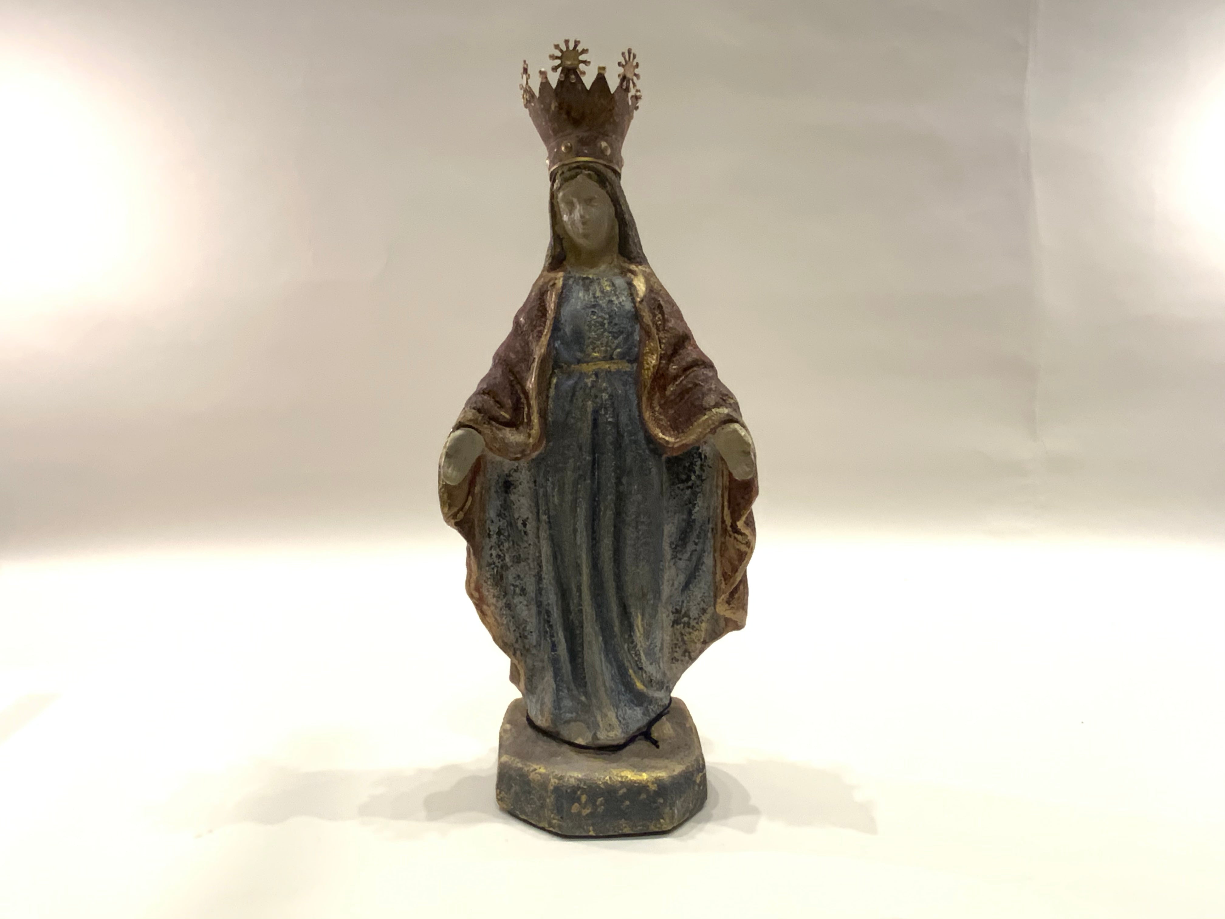 Blessed Mother w/ Crown Statue