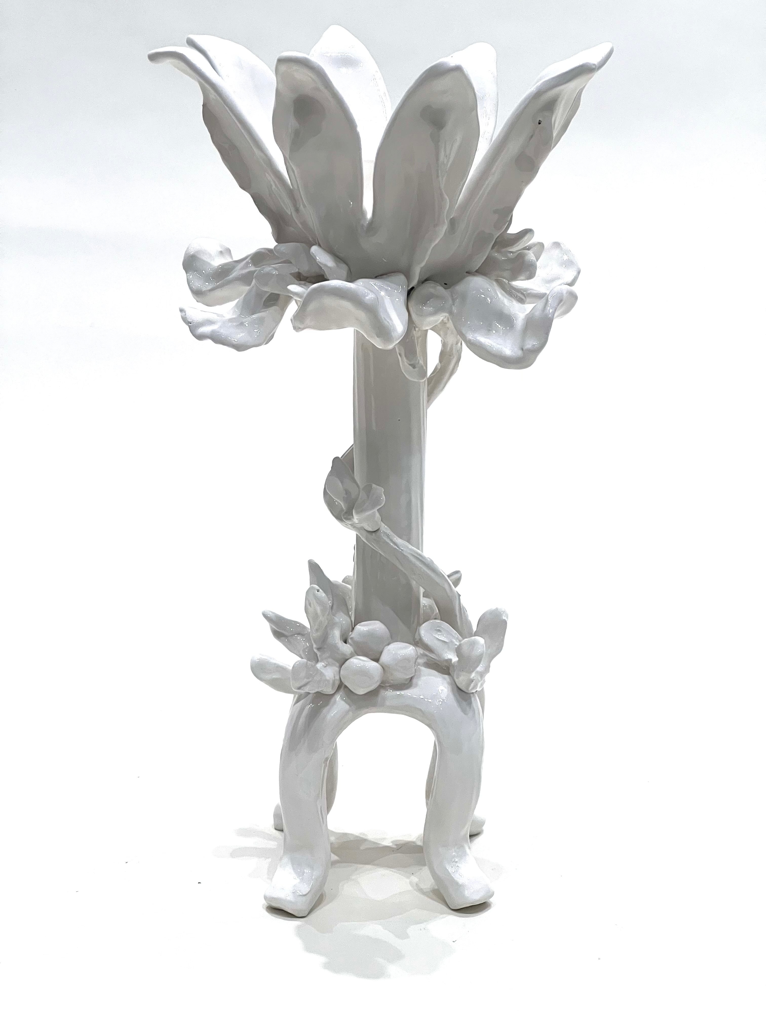 Handcrafted Floral Candle Stick
