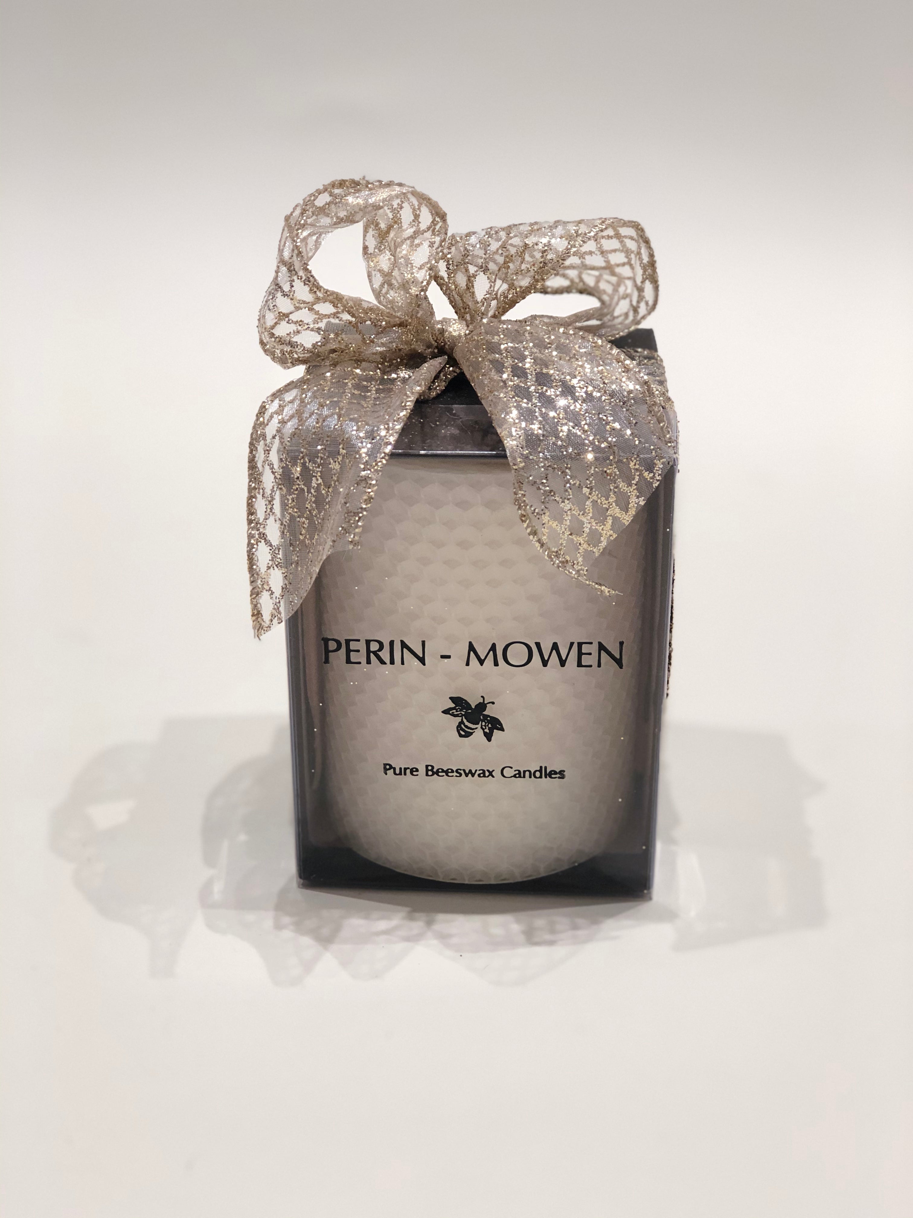Perin-Mowen Small Pure Beeswax Candle