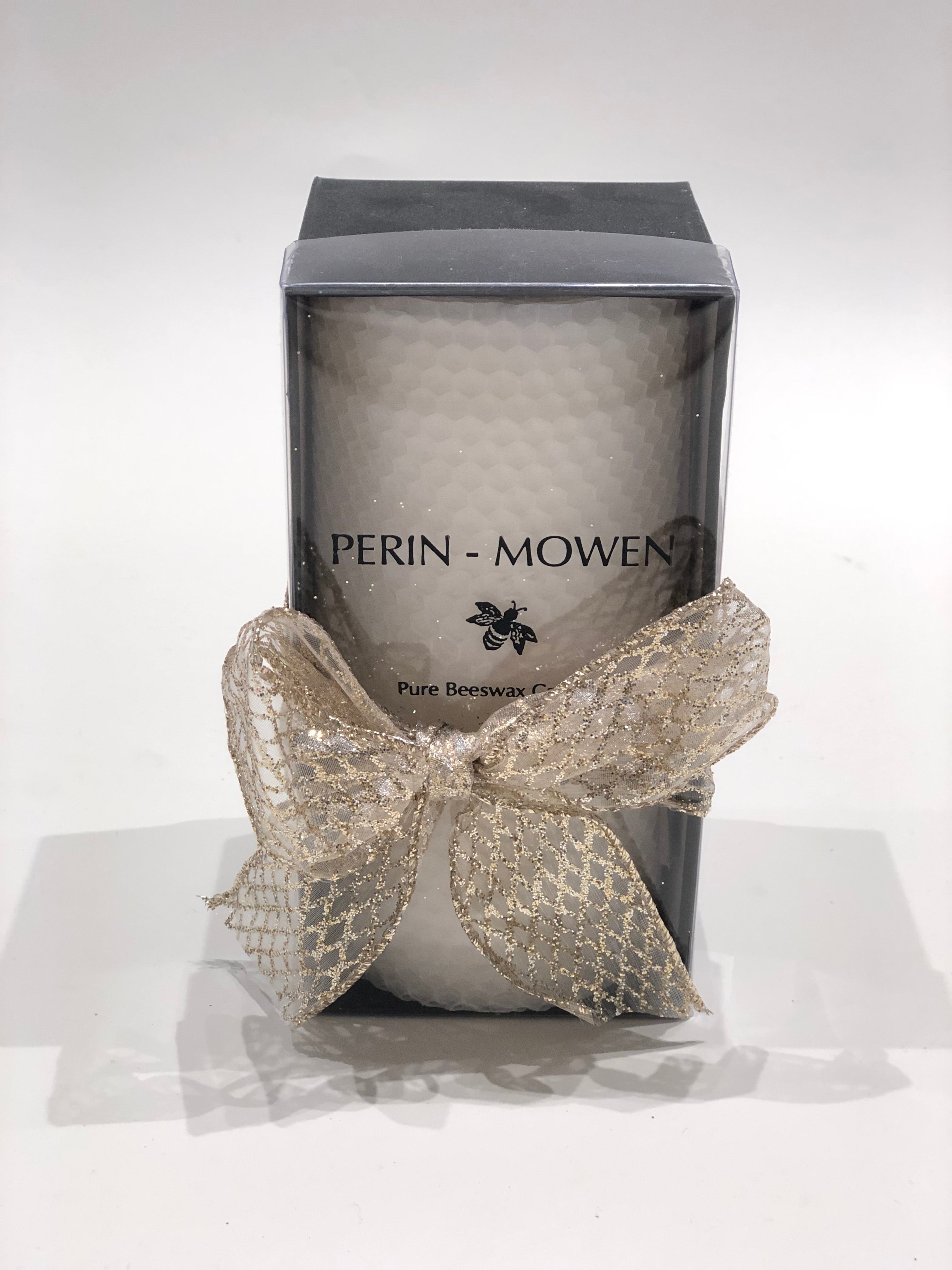 Perin-Mowen Medium Pure Beeswax Candle