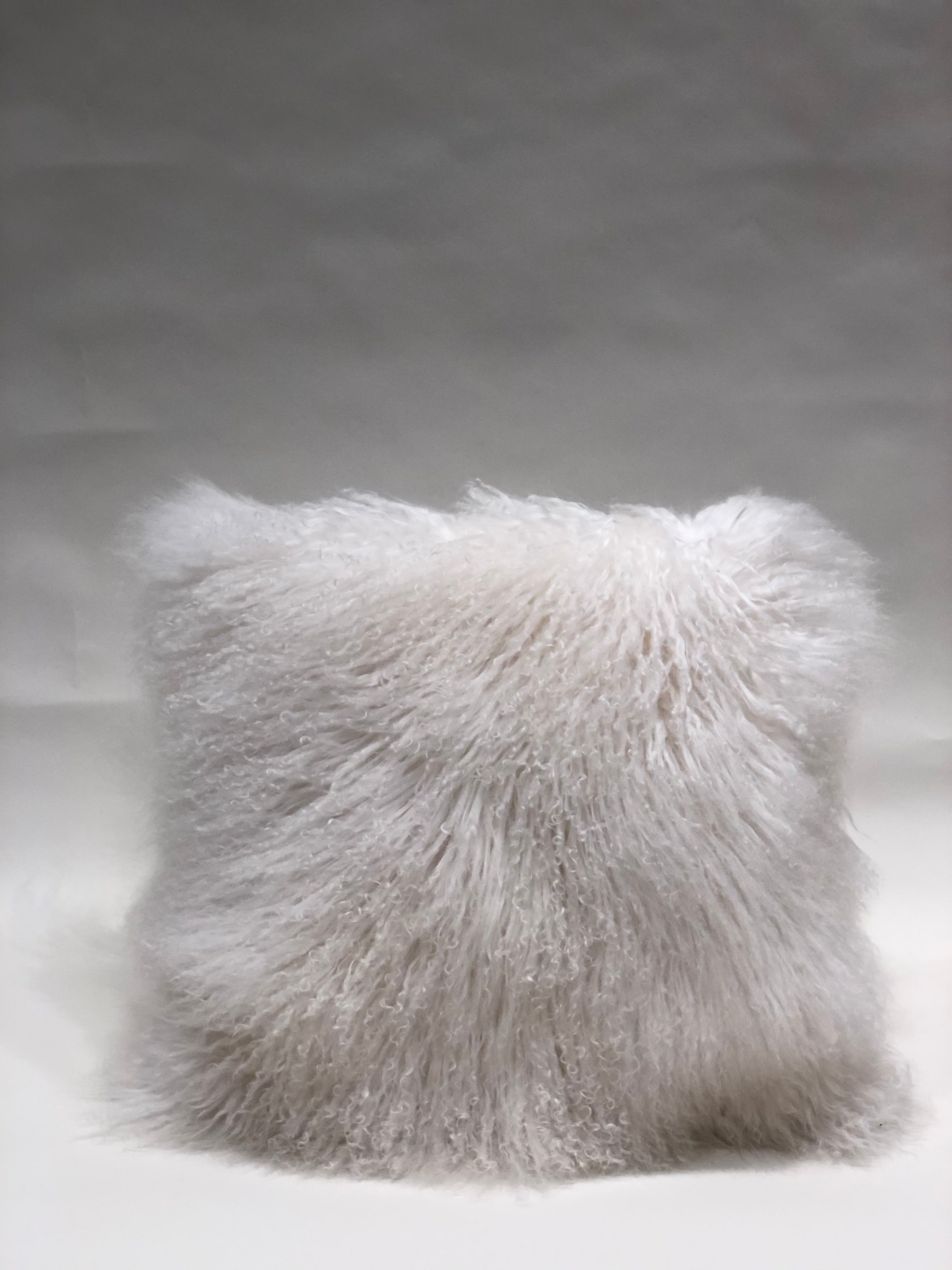 Tibetan Lamb Fur Pillow
